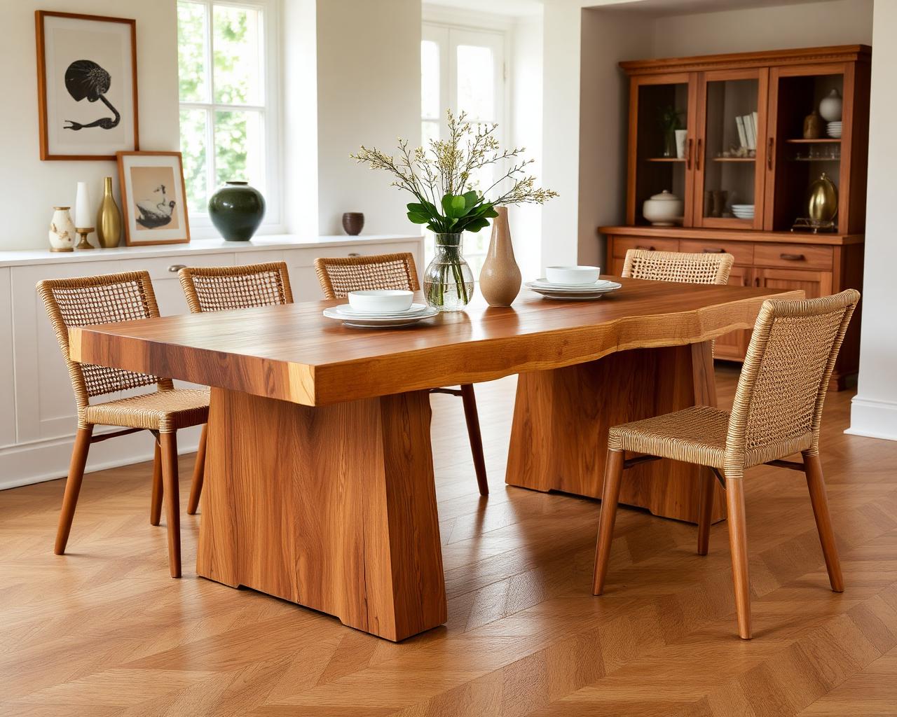 Wooden Pedestal — Dining Tables by Artisian Decor